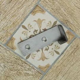 品荣定制烤火架家具通用电镀铁角码50*16*2MM中山出口OEM工厂