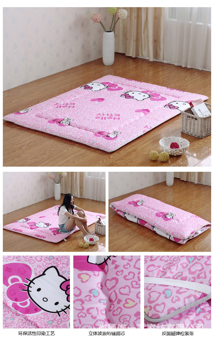 聚酯纤维印花床垫