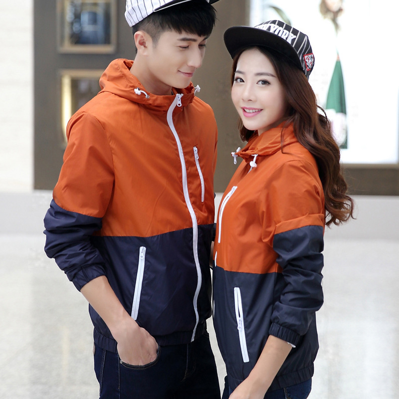 2020 Spring and Summer Thin Jacket Men's Coat Hooded Korean Style Slim Fit Couple's Sun Protection Clothing Men's and Women's Skin Coat