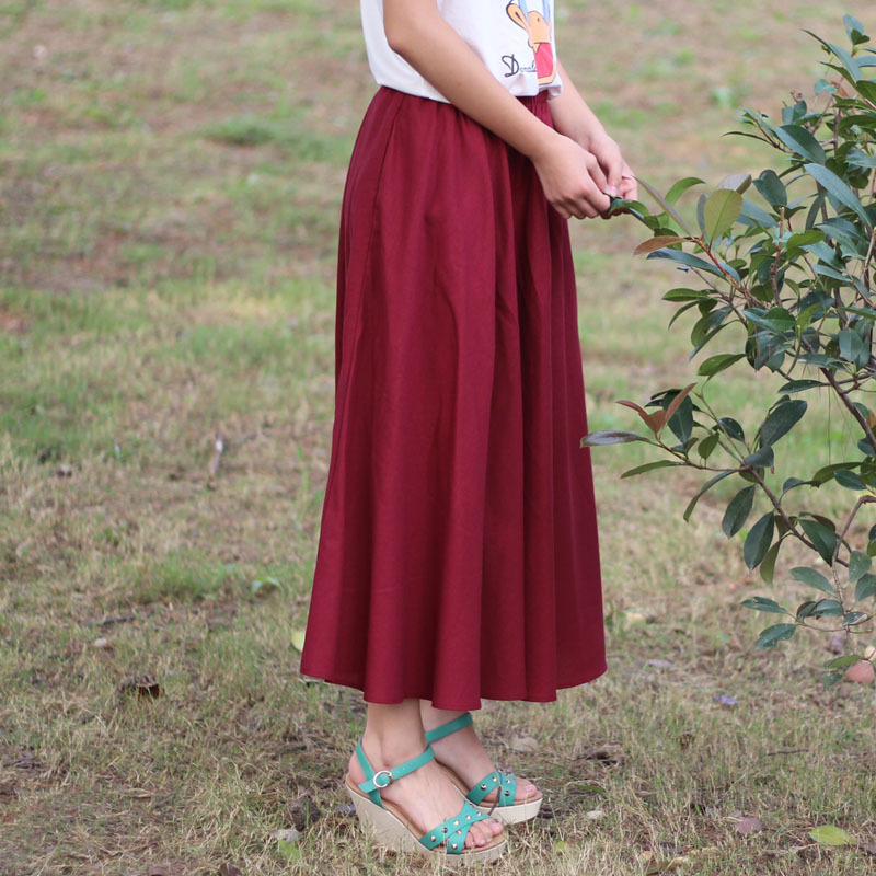 Jupe en Coton et lin - Ref 3441513 Image 11