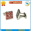 Commercial metal gift hot -selling customized creative fashion QR cufflinks fashion advertising promotion