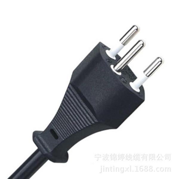浙江锦婷线缆生产瑞士电源线插头SEV电源线4平方6平方电缆线