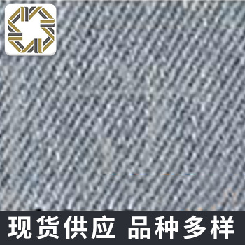 靛蓝涤棉弹力牛仔布面料粘亚麻人棉涂层牛仔布料服装渐变印花薄款