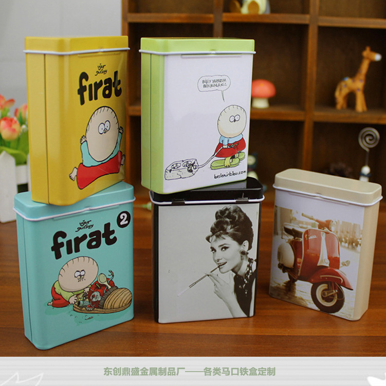 马口铁烟盒 糖果盒 礼品盒 饼干盒 收纳盒厂家定制