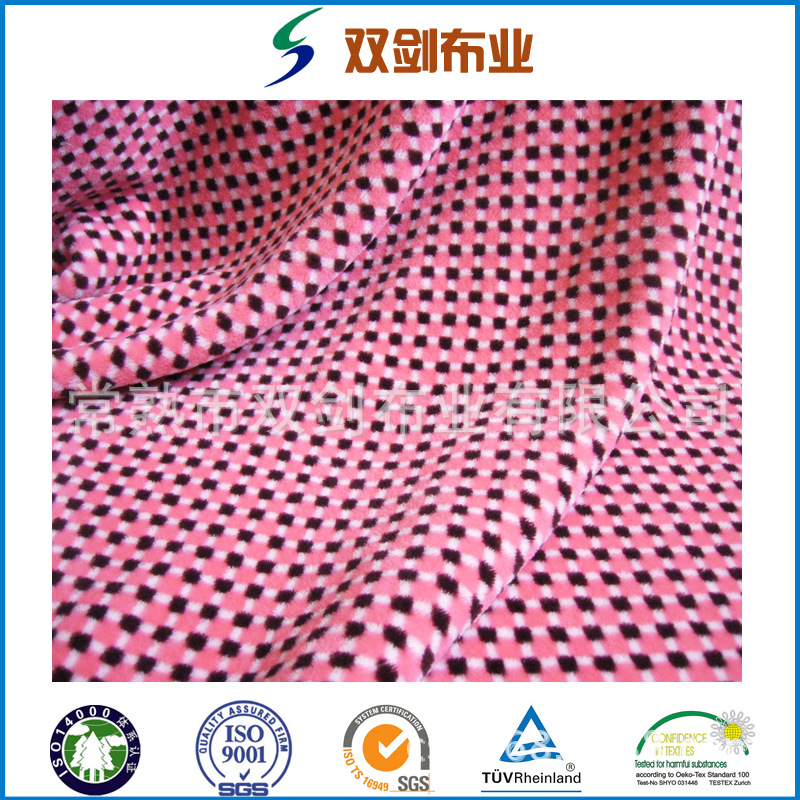 素色印花 单面双面 珊瑚绒 舒棉绒 法兰绒