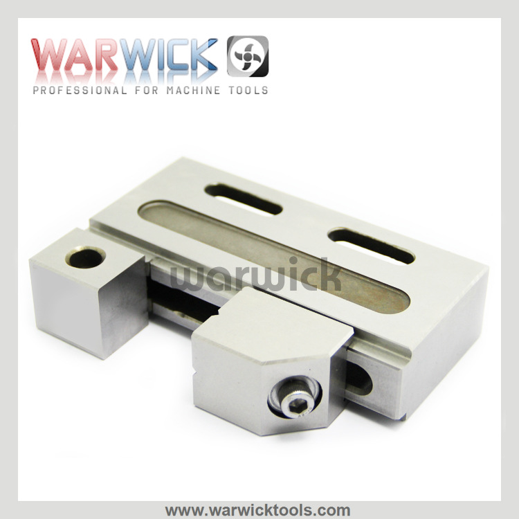 EDM块动不锈钢线切割万力 开口50MM精密块动慢走丝夹具万力 不锈钢虎钳平口钳