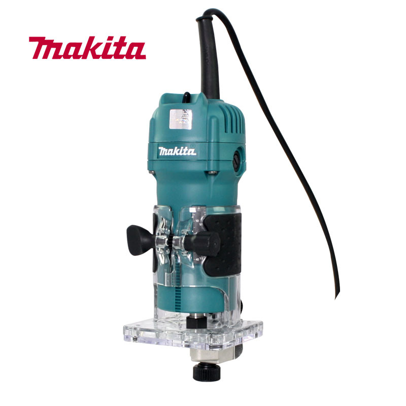 牧田修边机3709 木工修边机 530W功率专用修边机 木工雕刻机