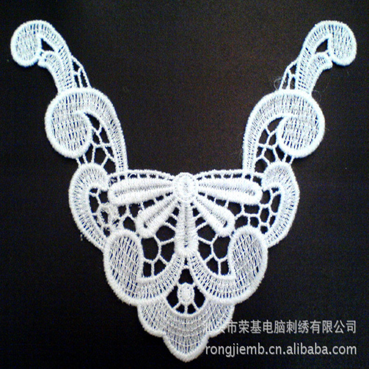 平绣领花 朵花 内衣胸花