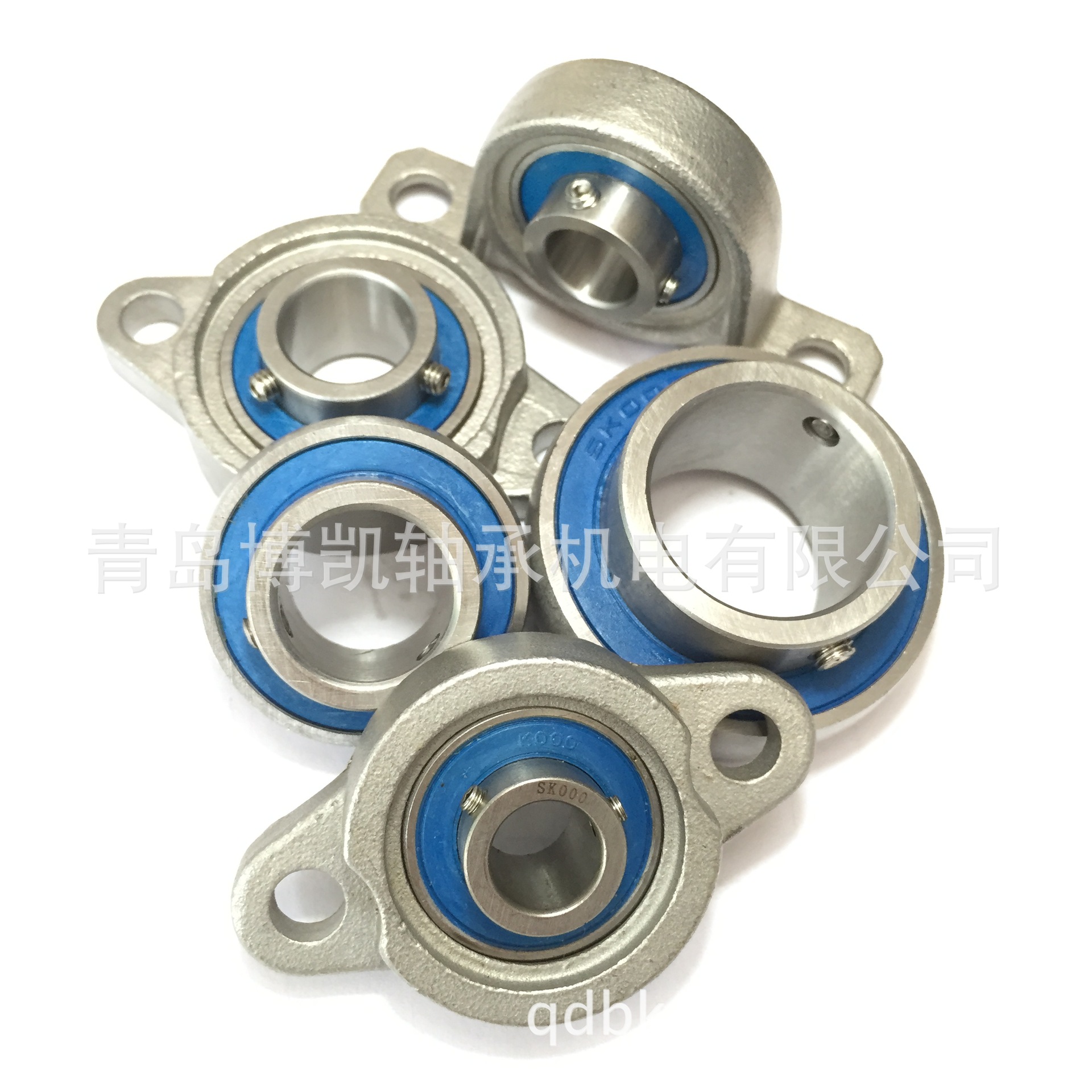 微型不锈钢菱形轴承座SKFL000 001 002 003 004 005 006