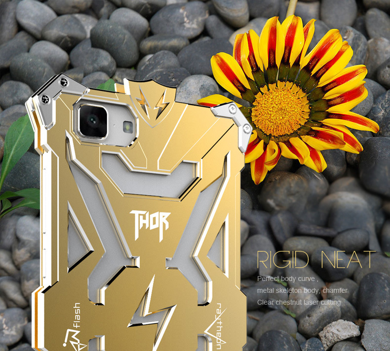 SIMON THOR Aviation Aluminum Alloy Shockproof Armor Metal Case Cover for vivo X5Max S