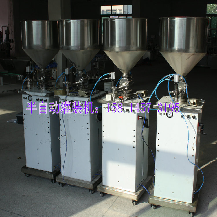广州邵峰牌 立式灌装机 卧式液体灌装设备 半自动膏酱分装机