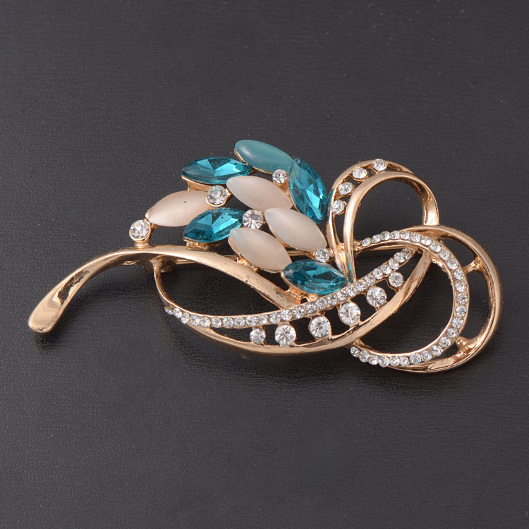 Broche femme en Zircon diamant - Ref 1176083 Image 8