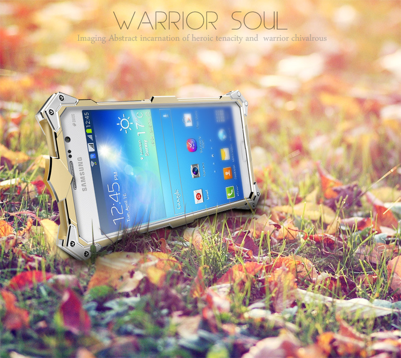 SIMON THOR Aviation Aluminum Alloy Shockproof Armor Metal Case Cover for Samsung Galaxy A7 (2015) A7000 A7009