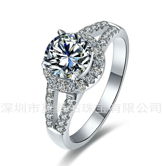 High-end wedding ring for friend