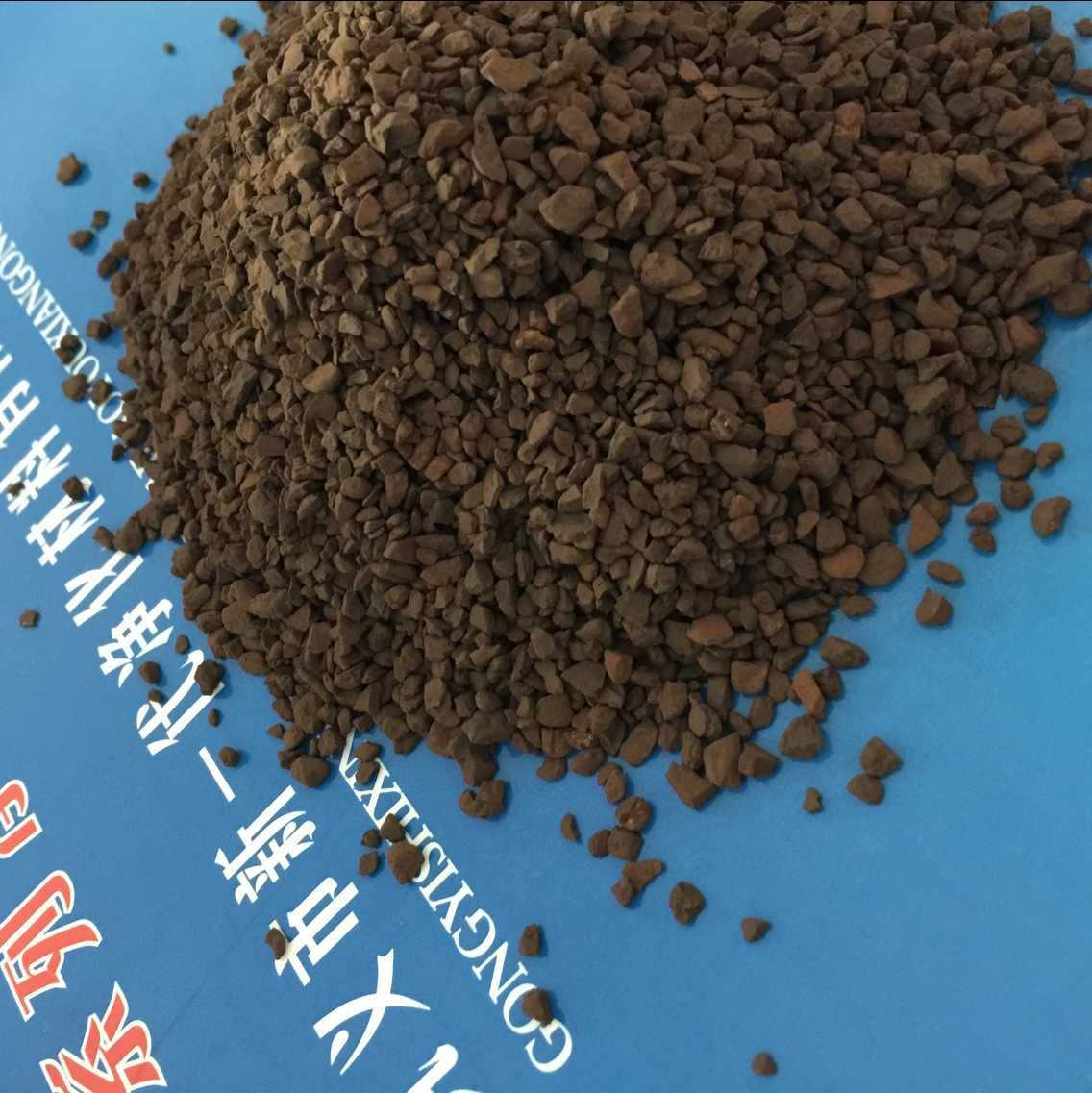 供应除铁除锰过滤器填料 锰砂滤料，锰矿石加工的锰砂滤料