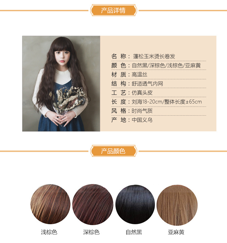 Perruque Les cheveux longs - Ref 2611418 Image 5