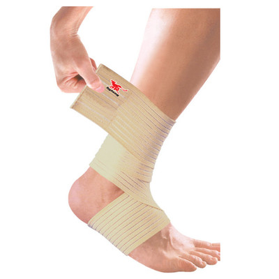 缠绕型护踝绑带 加压护脚踝防扭伤足球篮球健身运动绷带护踝 定做|ms