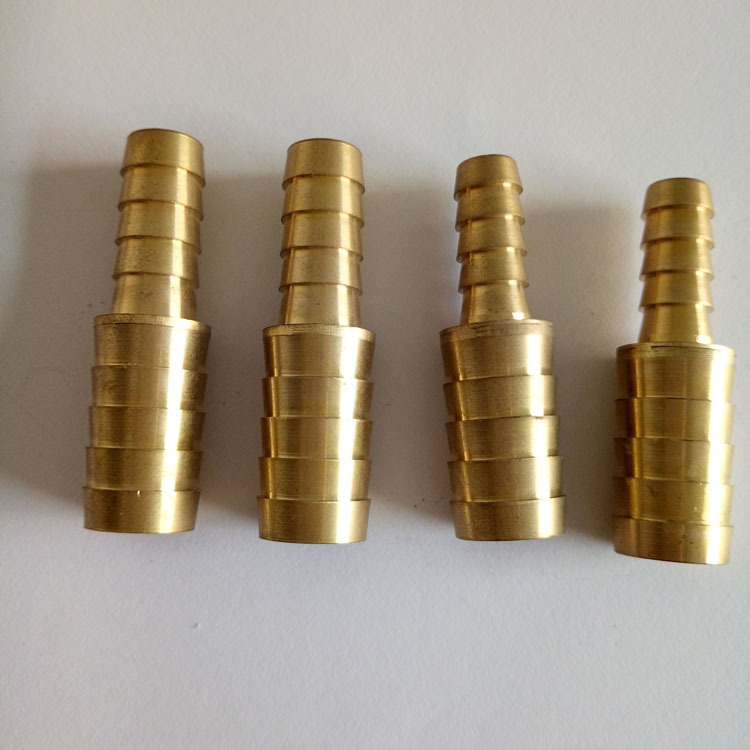 黄铜变径直通宝塔接头，异径一字宝塔直通接头