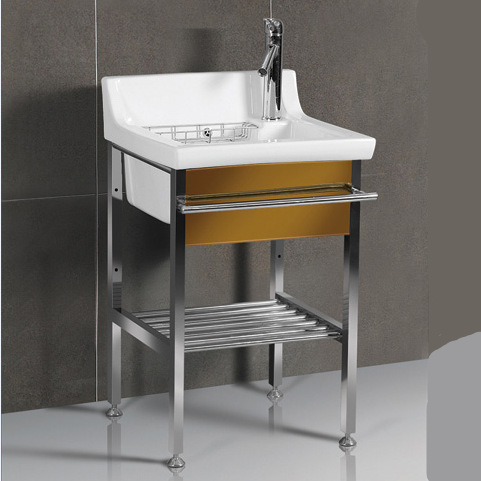 Laundry basin Stainless Steel Penjia Floor washer Washboard ceramics Washtub 220