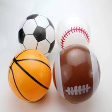 PVC單印足球籃球網球棒球 廠家供應兒童運動充氣玩具球加厚皮球
