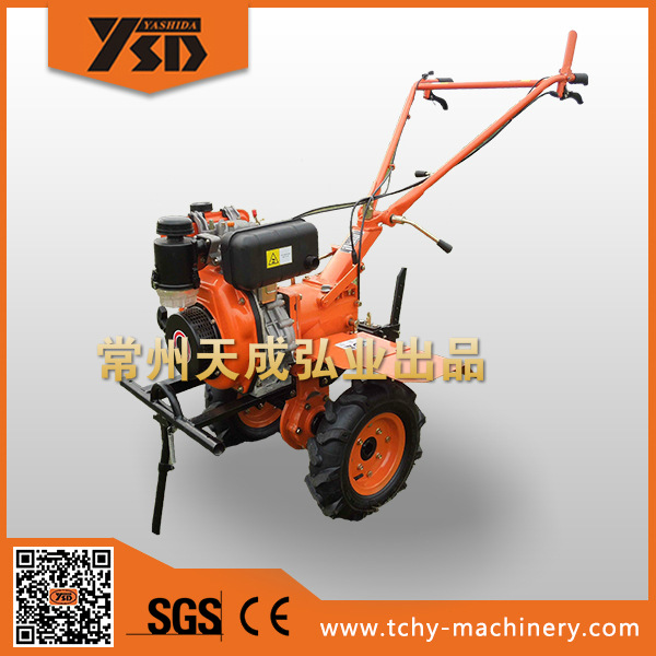 亚西达188FE 电启动柴油动力 微耕机 常州制造