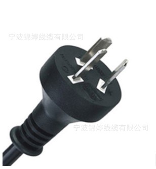 浙江锦婷线缆生产IRAM系列两芯三芯阿根廷插头电源线CE认证橡胶线