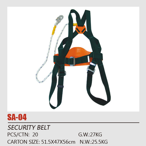 全身护腰安全带有护垫大钩双钩螺旋钩丙纶涤纶安全带（厂家直销）