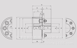 供应 韩国 NARA 带制动轮的弹性柱销联轴器DBC160