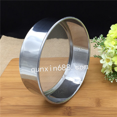【烘焙工具】不锈钢面粉筛40目18cm 不锈钢圆形面粉筛子|ms