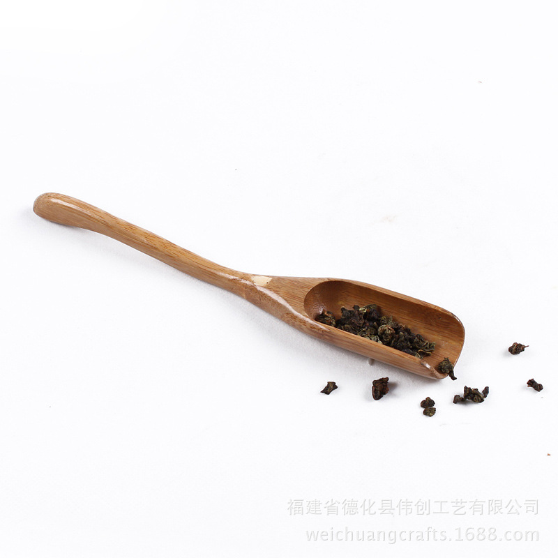 Чай усилие чайная ложка, бамбук Чайная ложка/чайная лопата усилие чайный сервиз чайная церемония монтаж
