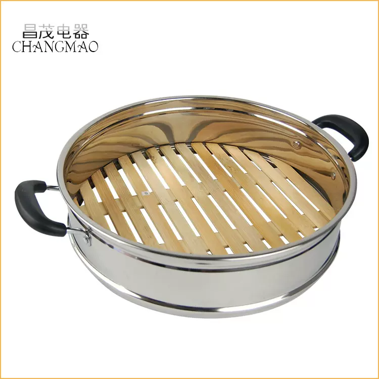 家用不锈钢蒸笼蒸屉 多规格冲孔笼屉竹笼屉 早餐店不锈钢蒸包笼屉