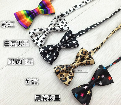 儿童印花小领结 男童女童表演领结 小学生舞台领结