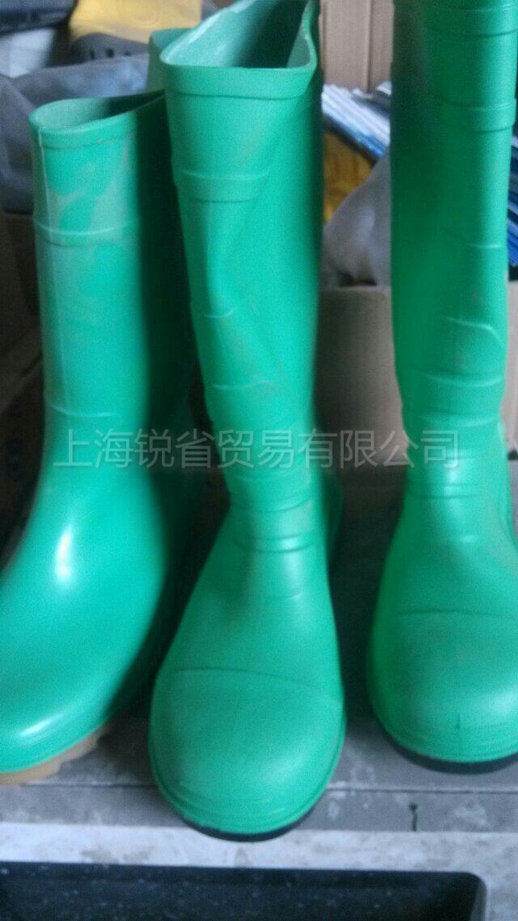 廠傢直銷雨鞋 供應黃色防滑耐酸堿鞋 加厚低跟高筒飼料鞋批發