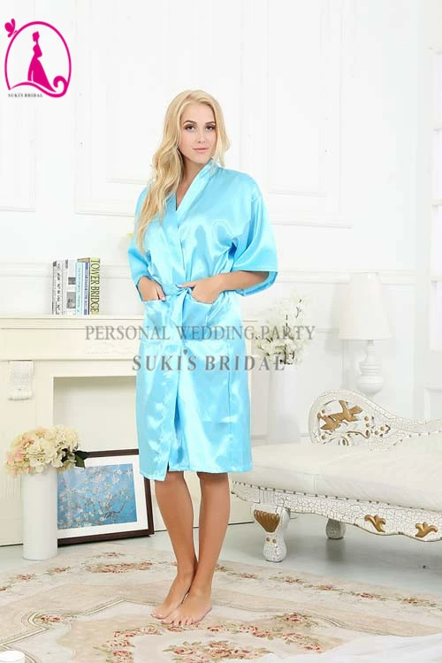 (Cross-border trading), long solid thin sexy bathrobe