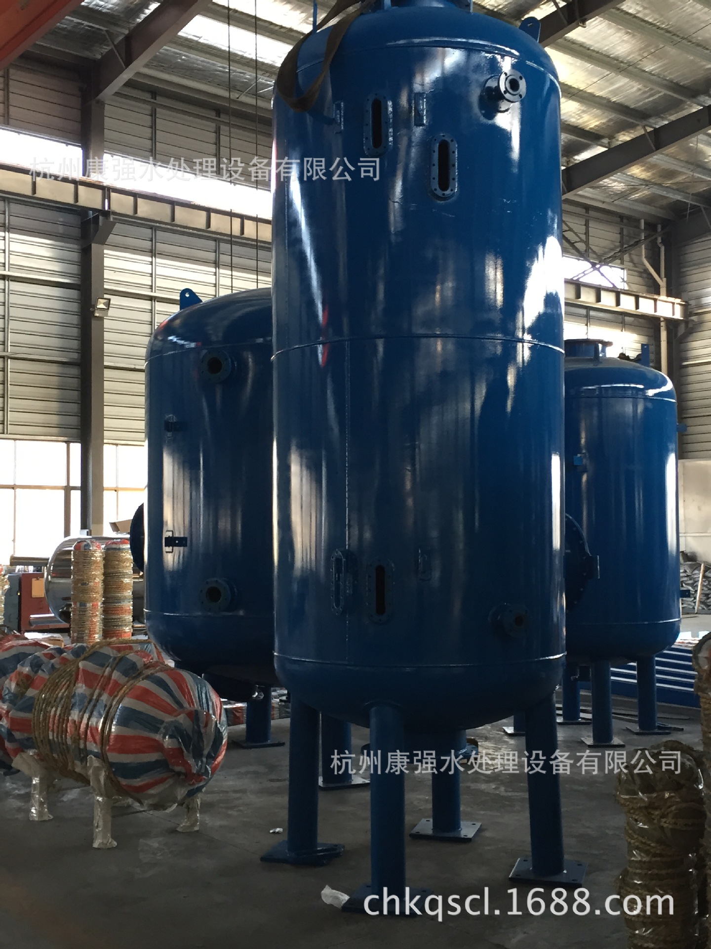 直径1.6米碳钢机械过滤器 直边高度1.5米锰砂过滤器