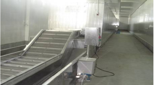 虾类蒸煮加工生产线