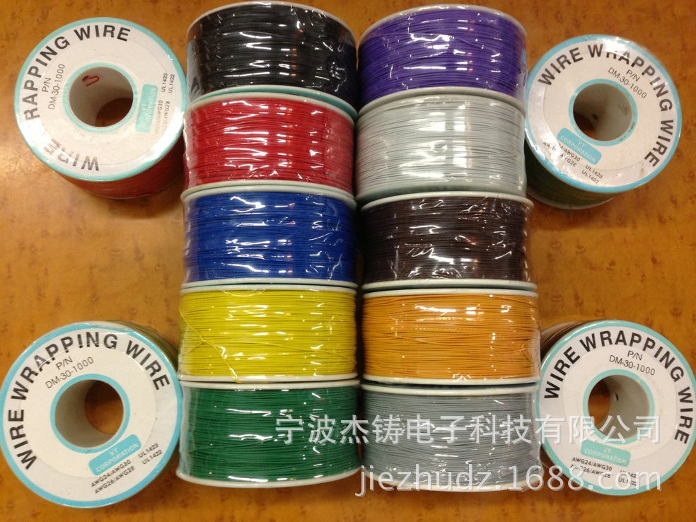 OK线漆包线厂家电路板飞线导线航空线PCB跳线单芯镀锡铜30AWG十色-阿里巴巴
