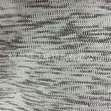 厂家直销针织全涤粗针黑白丝汗布 高档粗针单面布