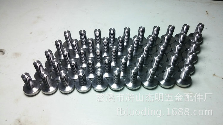 供应冷镦毛坯非标螺栓脚轮螺丝