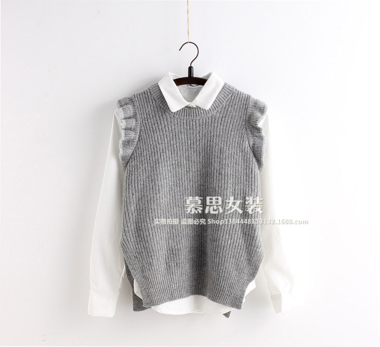 Gilet femme en Mélange de poils de lapin - Ref 3318443 Image 12