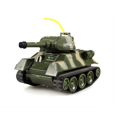 6.5厘米迷你仿真红外对打无线遥控坦克车 军事模型玩具批发