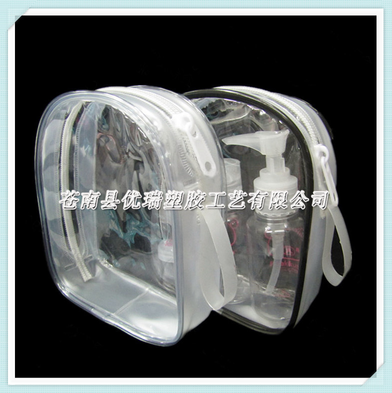 【厂家直销】透明手提PVC袋 礼品PVC包装袋 PVC防水旅