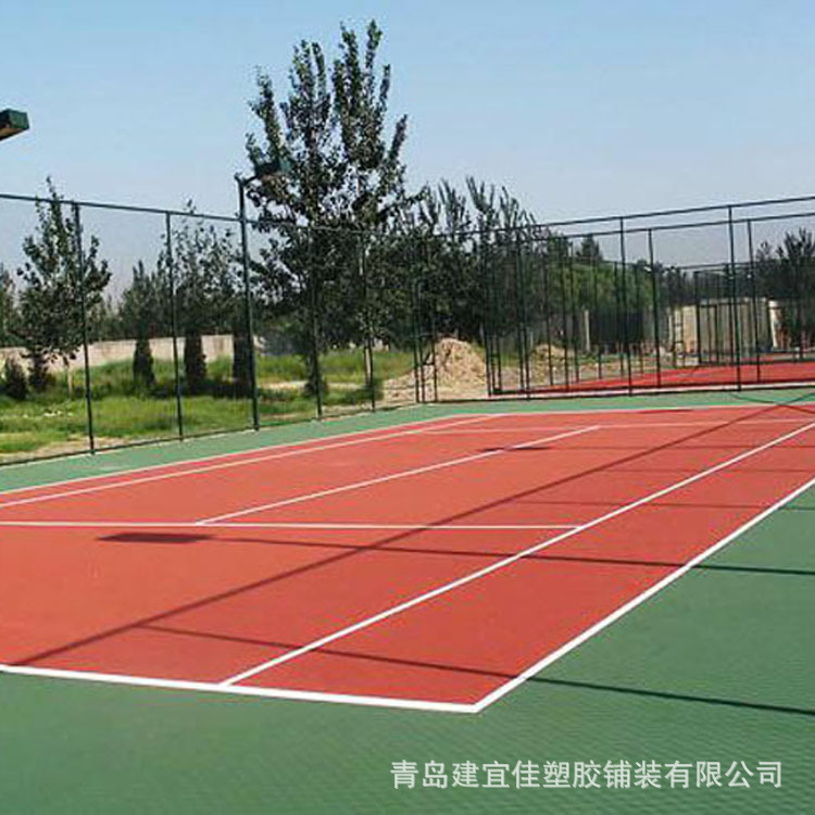 塑膠網球場