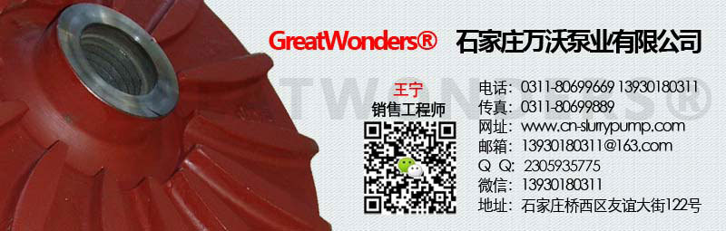 萬沃工業泵王寧名片