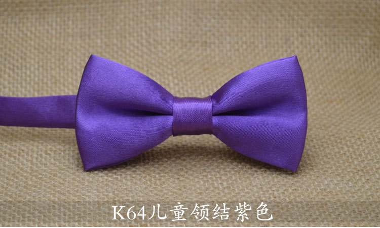 K64儿童领结紫色