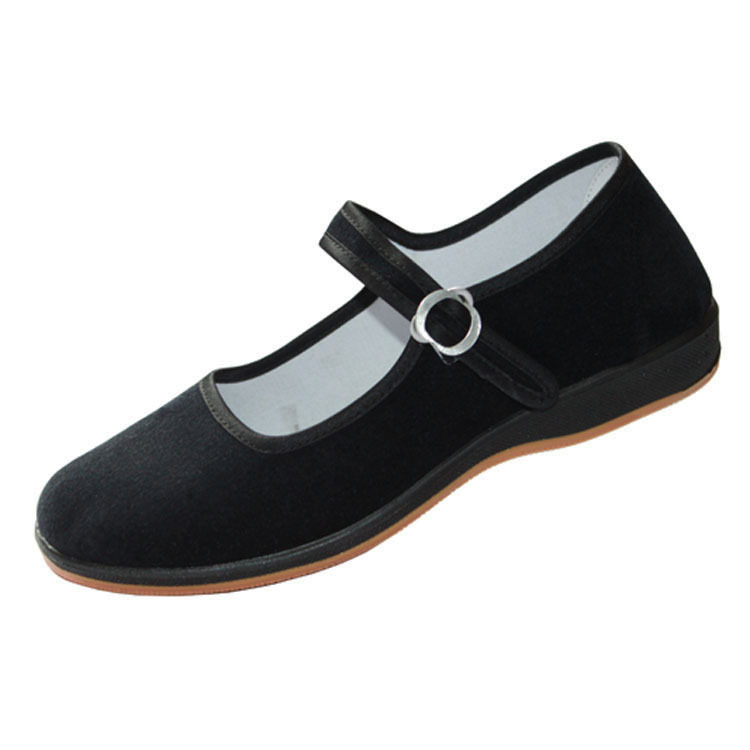 wholesale Old Beijing Flat heel soft sole Women's singles Cloth shoes new pattern summer Square dance shoes hotel Work shoes Cloth shoes