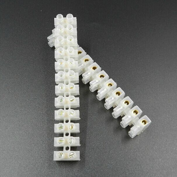 X3-1012接线端子 塑料端子排 10A端子 电线连接器12P接线柱