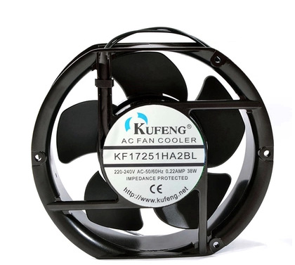 现货供应KF17251HA2BL工业风机220v散热风扇滚珠轴承172*150*51mm