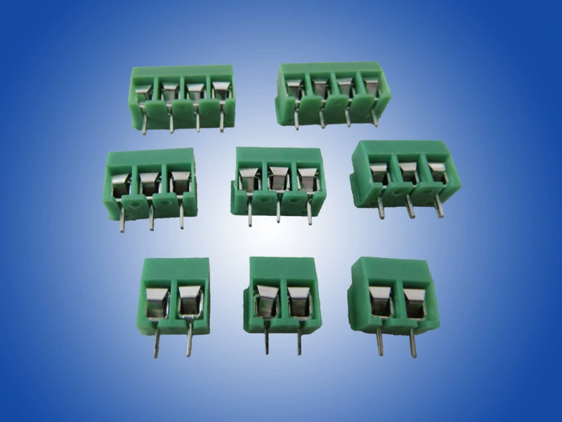 Производство KF126-2P, 3P, 4P шотовон-type 5.0 шаг, клемма кабельной плат PCB