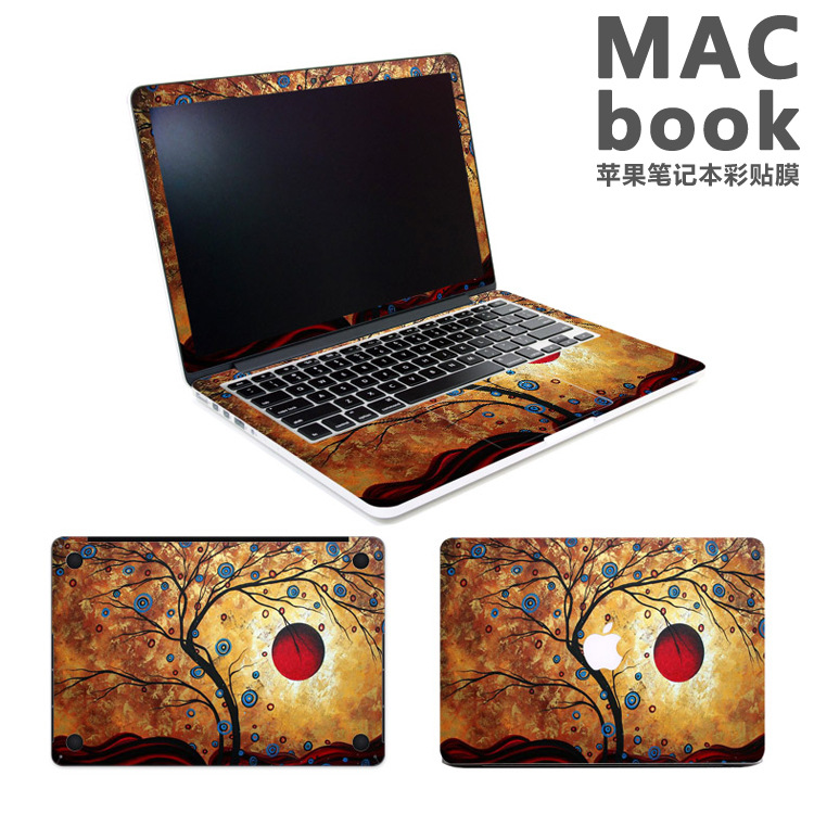 Applicable Apple Macbook computer Four All inclusive Sticker fashion notebook protect Color film